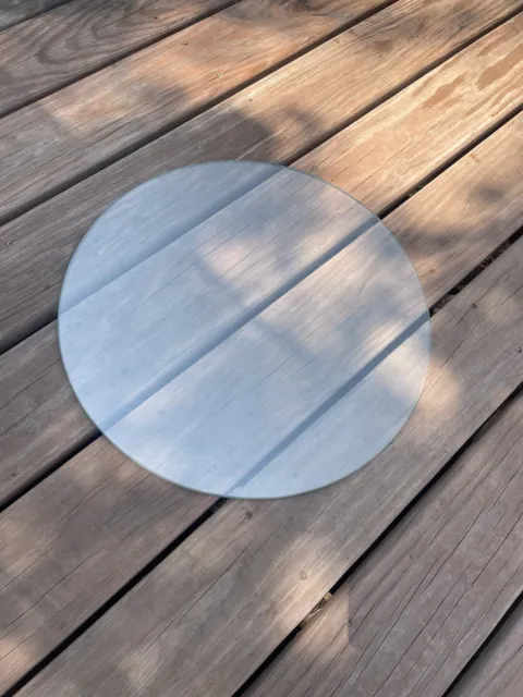 18 inch round glass tabletop