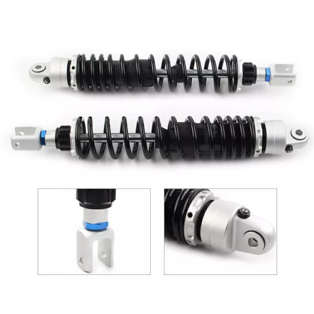 400mm 15.7" Motorcycle ATV Air Shock Absorber Damper For Honda Yamaha Suzuki