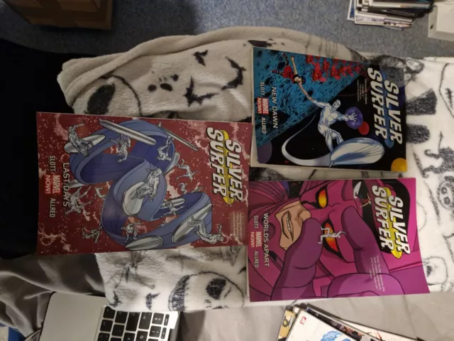 Marvel Comics:  SILVER SURFER Vol 1-3 Dan Slott & M. Aldred (see pictures)