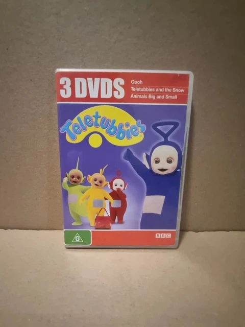 3 DVD'S TELETUBBIES and the Snow / Oooh / Animals Big & Small - R4 PAL ...
