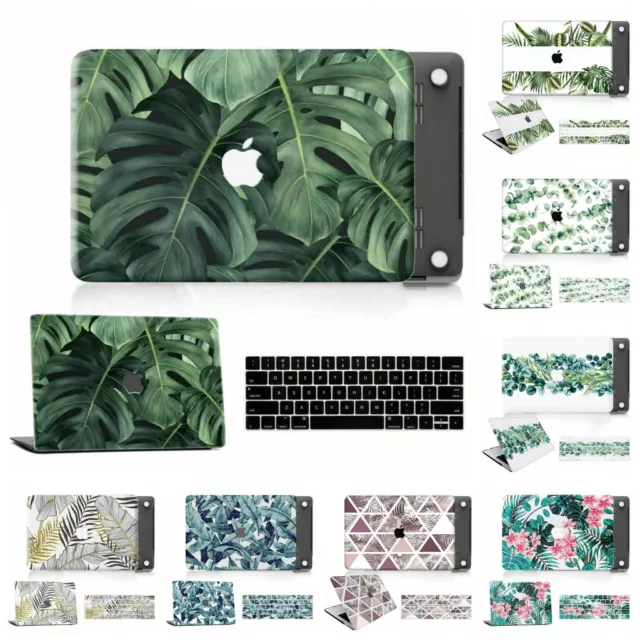 Tropical Plants Leaf Matte Rubberized Hard Case Cover For Macbook Pro Air M1 M2