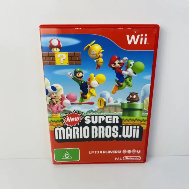 New Super Mario Bros. U (Nintendo Wii U, 2012) Mint Disc With Manual TESTED