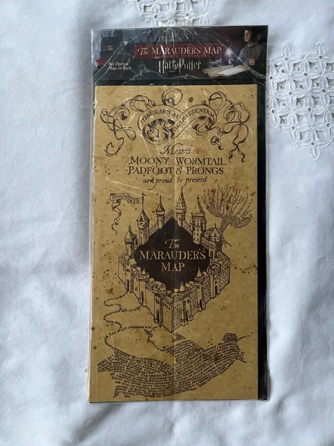 Noble Collection Harry Potter The Marauders Map Prop Replica - New