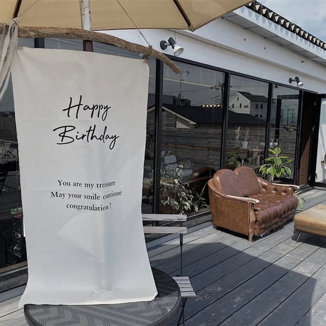 TESSUTO APPESO LETTERA semplice buon compleanno nella stanza dei ...