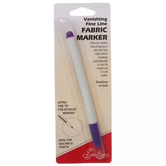 Sew Easy Vanishing Fine Line Fabric Marker Pen