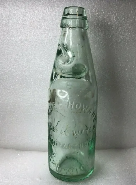 Antique Codd Mineral Water James Howard Ardwick Manchester 22 cm's tall