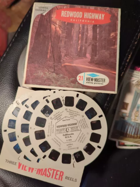 REDWOOD HIGHWAY CALIFORNIA  View-Master 3 Reel