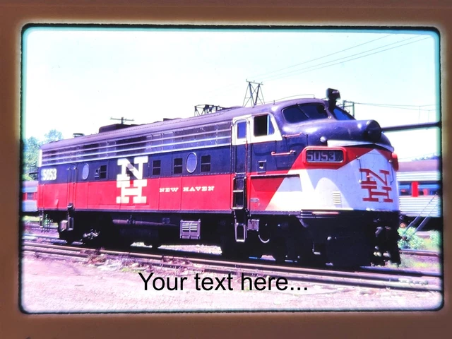 4189 Duplicate Slide Penn CEntral 5053 FL9 New Haven, CT 6-22-69