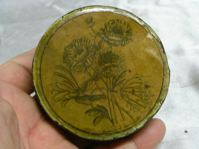 Ancienne Boite de Peintures XIXème Décor Chromo occasion