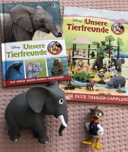 Disney, Safari,Unsere Tierfreunde, Sammeln, Micky Maus,  Buch mit Figuren, Nr. 2