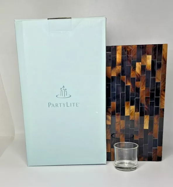 PartyLite Global Ambiance Hurricane Candle Holder Retired NIB P13C/P9864