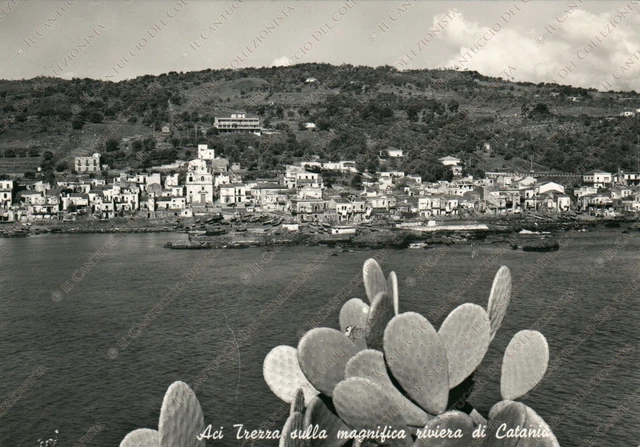 1955 ACI TREZZA sulla magnifica riviera di Catania Cartolina