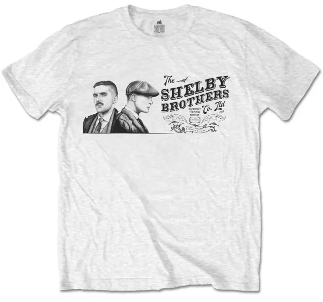 Peaky Blinders 'Shelby Brothers' (Weiß) T-Shirt