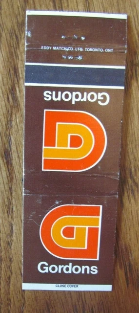 Gordons Grocery Stores Matchbook Matchcover (Toronto, Ontario) -F9
