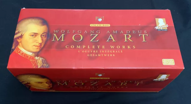 Wolfgang Amadeus Mozart: 146 CDs Partial Set of the 170. With Box