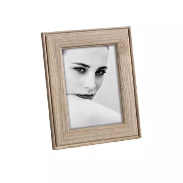 Portafoto in legno argento cornice ritratto cm 15x20 porta foto grafie da  tavolo per arredo casa
