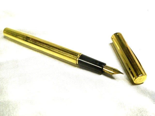 Stylo Plume Ancien Gold Starry #13 - Plume Iripal - Vintage à Restaurer - Longueur 13,5 Cm