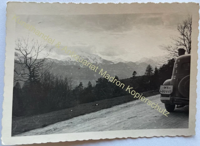 orig. Foto Auto Automobil Oldtimer Fotografie WH Soldat Krieg Wehrmacht