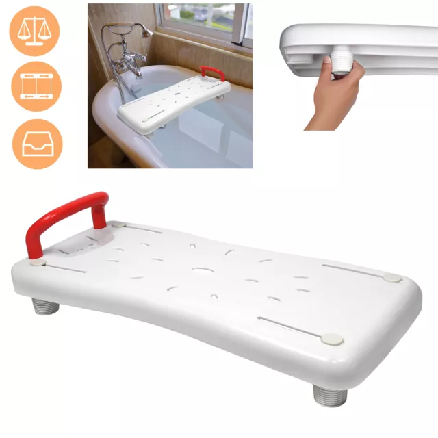 Badewannensitz Senioren 70cm Badewannenbrett zum Sitzen Sitzbrett Badewanne Neu