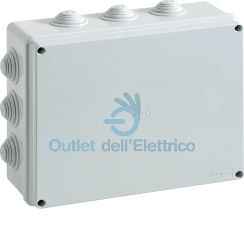 Pot à Fleurs Mural Hager Italia – Dérivation IP55, Avec Vis Et Chaumards, 240X