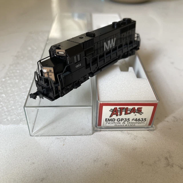 ATLAS MODEL RAILROAD N Scale EMD GP35 4635 Norfolk