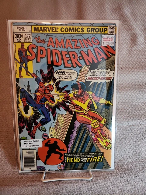 Amazing Spider-Man #172 (1977 Marvel) 1st App of Rocket Racer - Newsstand
