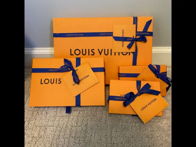 Authentic LOUIS VUITTON-GUCCI-HERMÈS-VERSACE-FENDI Empty Gift Boxes