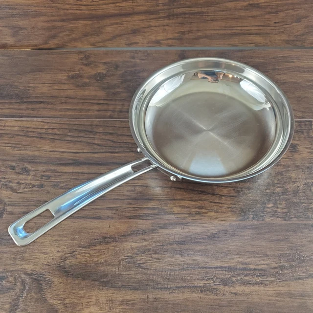 Cuisinart 8 Inch Sauté Fry Pan Skillet Stainless Steel #76122-20 Induction Ready