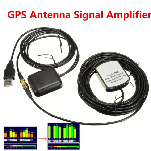 GPS Antenna Signal Repeater Amplifier Receiver Active For Car Phone Navigation