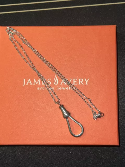 James Avery Sterling Silver Beaded Changeable Charm Holder