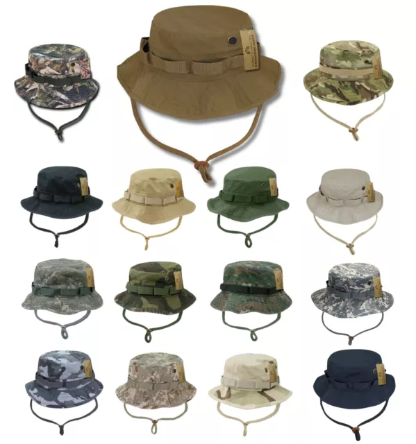 Rapid Dominance Camo Military Boonie Hunting Army Fishing Bucket Jungle Cap Hat