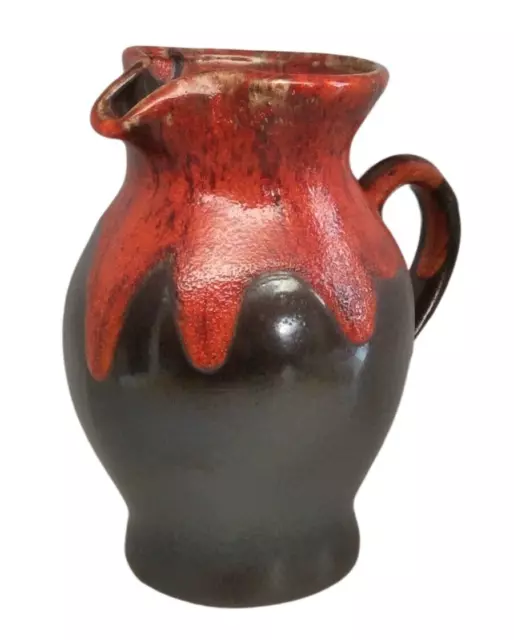 Lava Drip Volcano Canadian Pottery Pitcher Vase