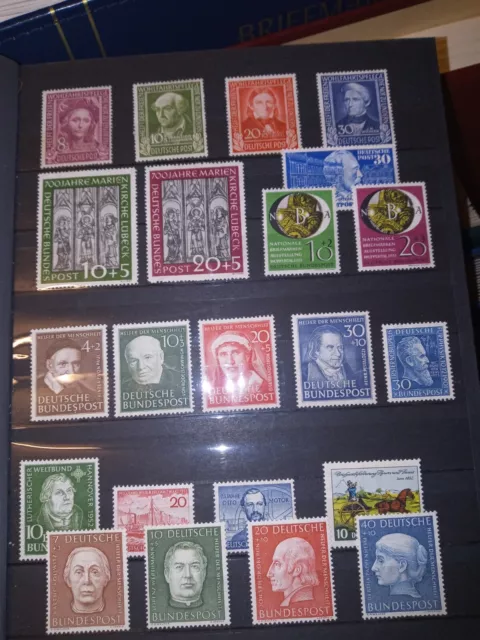 Briefmarkensammlung Nachlass In 7 Alben- Fast Nur Bund 1949-2015 -11 Kg Material