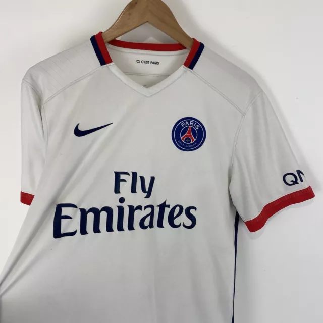 PSG Paris Saint Germain 2015/16 Auswärts Fußball Shirt Nike Größe Large Herren 3