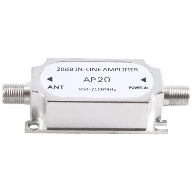 AP20 Satellite 20DB In-Line Amplifier 950-2150MHZ Booster for Antenna Cable Run