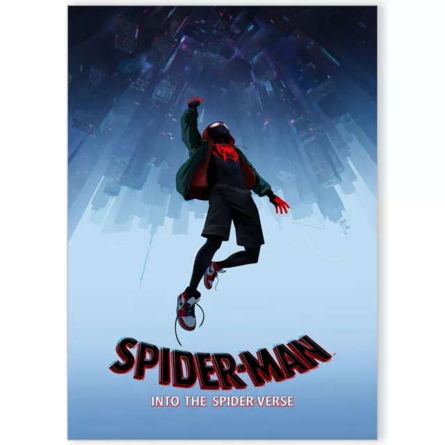 Spiderman Into The Spider-Verse Movie Poster Marvel Movie Poster - Spiderman 3