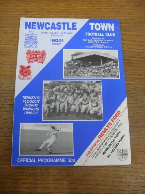 06/11/1993 Newcastle Town v St Helens Town