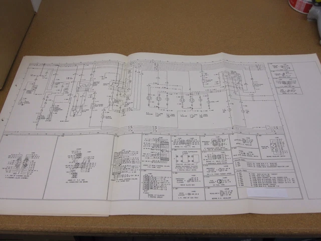 ORIGINAL 1974 MERCURY Comet wiring diagram SHEET schematics service