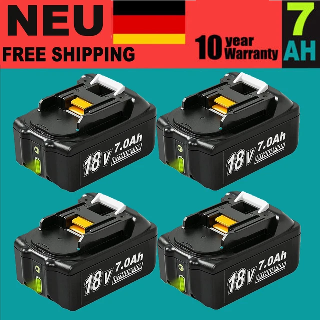 2 Batterie 18V 6.0Ah Per Makita LXT BL1860B BL1850 BL1830 – Ricarica Rapida, 5 Anni Garanzia - Foto 5