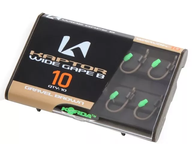 Korda Kaptor Carp Fishing Hooks | 6-PACK BULK DEAL £1.02 PER PACK! **BRAND NEW**