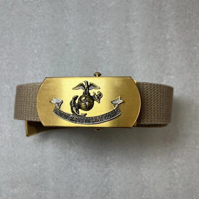 usmc nco dress blue belt buckle US MARINE CORPS STAFF BLUES Beige WITH BRASS $44.99 Size:Custom Dress Computed:UnderInventoryThreshold:5:for:S Spaghetti Straps Sweetheart Neck This belt buckle is