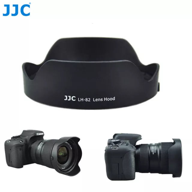 JJC Reversible Lens Hood for CANON EF 16-35mm f/4L 1:4 L IS USM Lens as EW-82