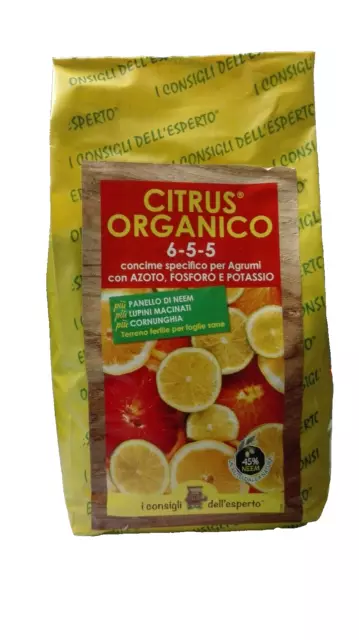 Citrus Organico concime specifico per Agrumi kg 1,5