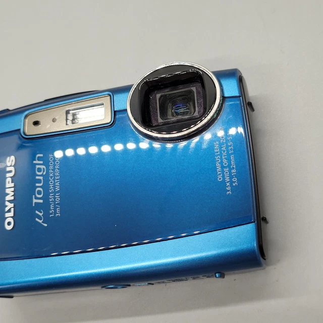 Olympus Mju Tough 3000 fotocamera digitale compatta subacquea testata blu 8