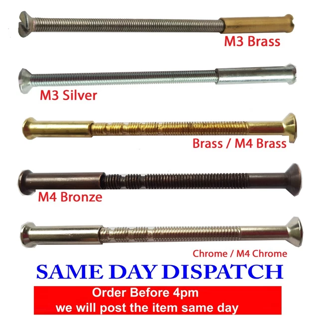 MALE TO FEMALE Door Handle Screws Connecting Screw for Handles Fixings