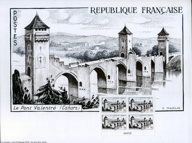 Timbres France - Affiche Cahors - Tirage Limité Rare 2023 - Neufs Sous Blister