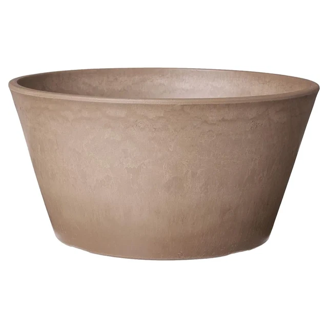 Sleek 10 In. X 5 In. Taupe PSW Bulb Pan Pot