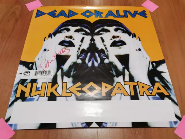 Dead Or Alive Nucleopatra Pete Burns Autograph Signed Original Poster  