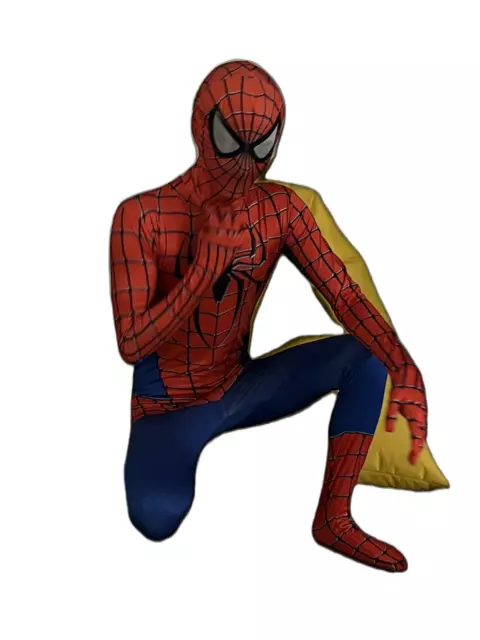 Erwachsene Kinder Spiderman Anzug Jumpsuit Kostüm Karneval Fasching Cosplay G180