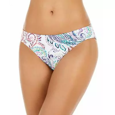 Lauren Ralph Lauren WHITE PAISLEY Captiva Paisley Hipster Swim Bottom, US 16